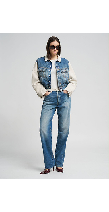 W9Z1 ギャバジン＆デニムジャケット